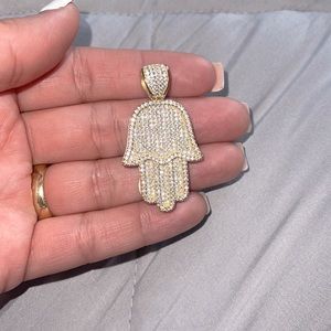 Hamsa charm gold filled